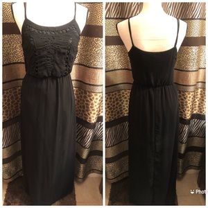 Black maxi dress small